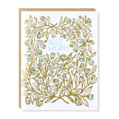 Rose Bush Best Wishes Card | Egg Press | Everyday