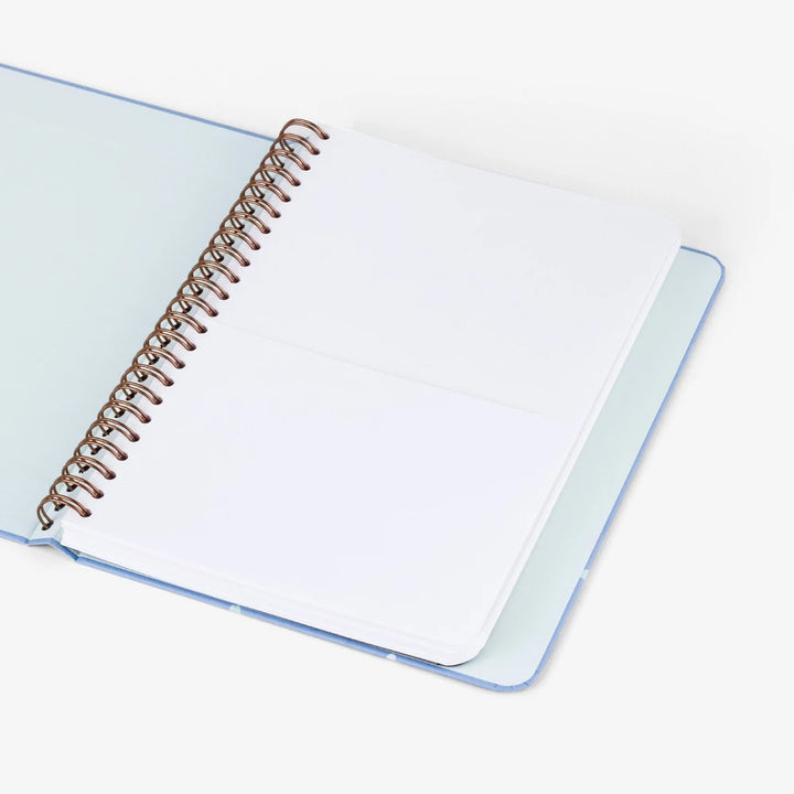 Black Plaid Wirebound Notebook with dotted pages | Mossery | Dotted Notebooks